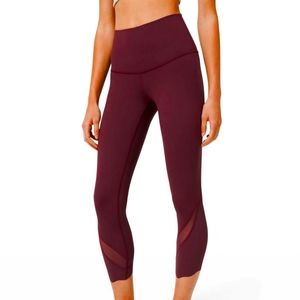 lululemon Wunder Under Scalloped Hem Crop High-Rise 23"